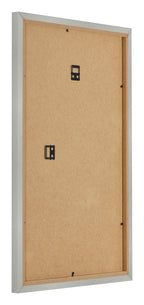 Photo Frame 40x60cm Silver Matte MDF Bologna Back Oblique | Yourdecoration.com