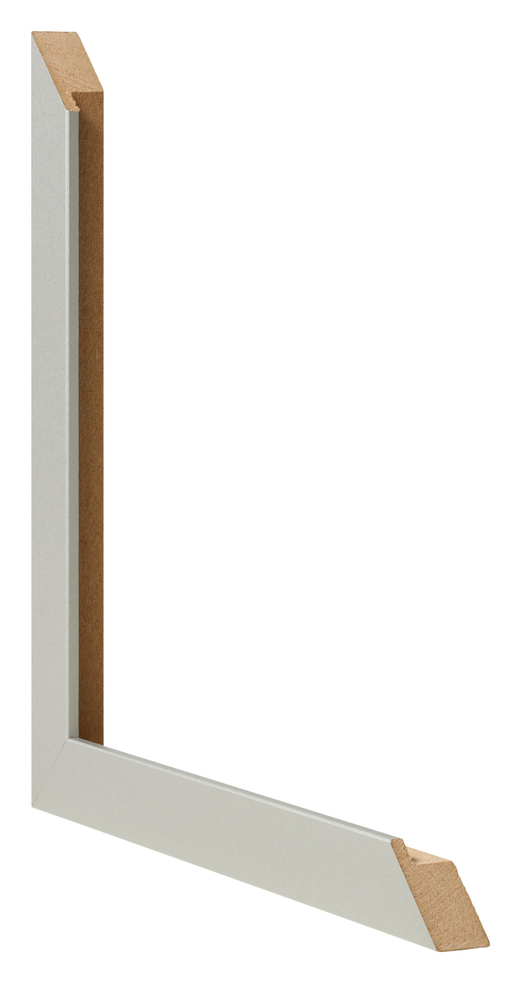 Photo Frame 40x60cm Silver Matte MDF Bologna Detail Intersection | Yourdecoration.com
