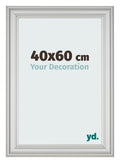 Photo Frame 40x60cm Silver Matte MDF Lazio Front Size | Yourdecoration.com