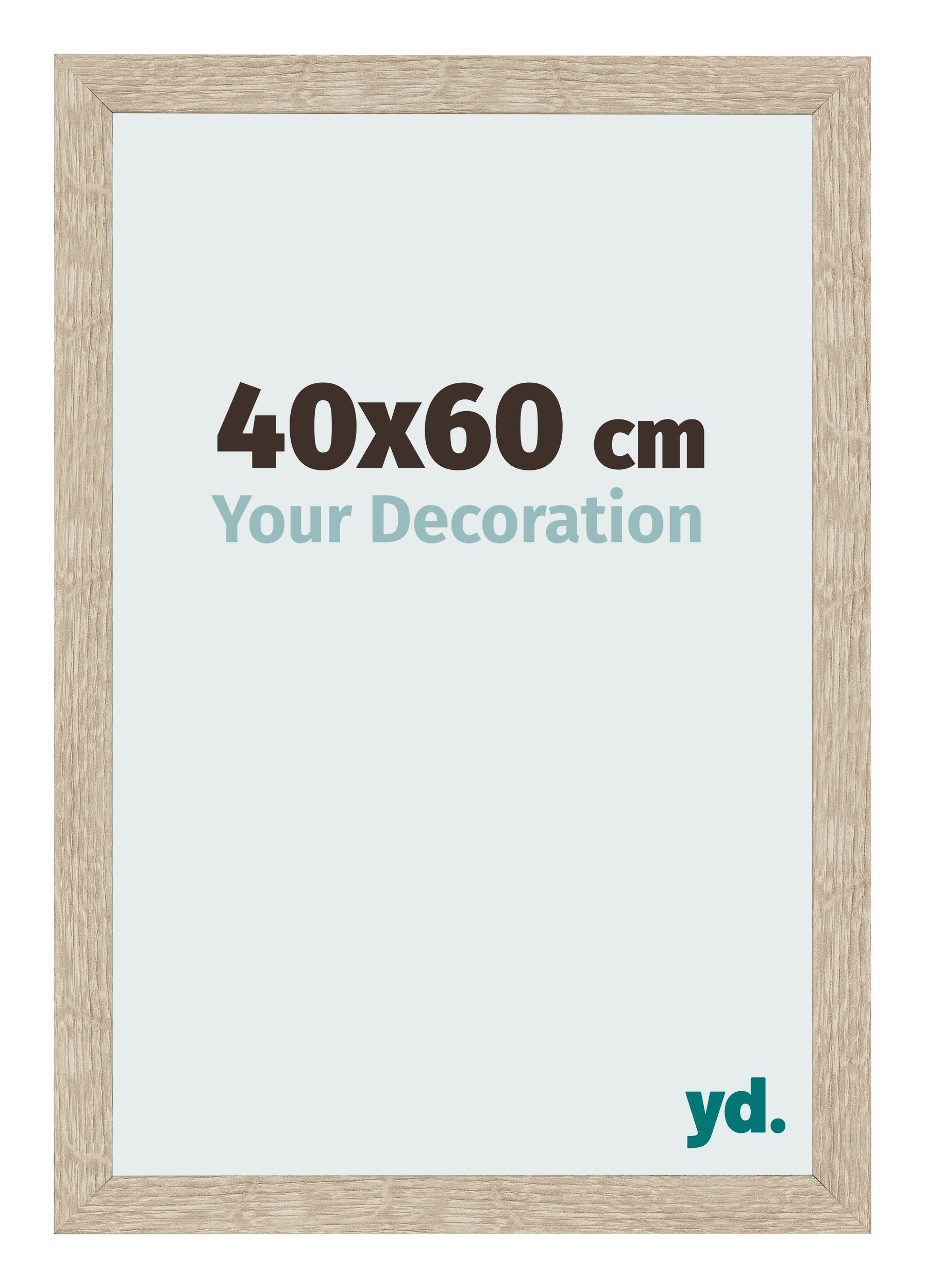 Photo Frame 40x60cm Sonoma Oak MDF Bologna Front Size | Yourdecoration.com