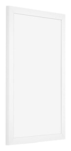 Photo Frame 40x60cm White Matte MDF Bologna Front Oblique | Yourdecoration.com