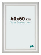 Photo Frame 40x60cm White Swept MDF Lazio Front Size | Yourdecoration.com
