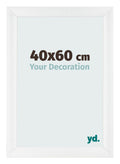 Photo Frame 40x60cm White Vintage MDF Pisa Front Size | Yourdecoration.com
