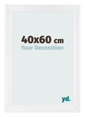 Photo Frame 40x60cm White Vintage MDF Pisa Front Size | Yourdecoration.com