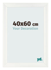 Photo Frame 40x60cm White Vintage MDF Pisa Front Size | Yourdecoration.com