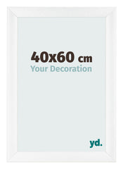 Photo Frame 40x60cm White Vintage MDF Pisa Front Size | Yourdecoration.com