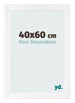 Photo Frame 40x60cm White Vintage MDF Pisa Front Size | Yourdecoration.com
