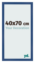 Photo Frame 40x70 cm Dark Blue MDF Bologna Front Size | Yourdecoration.com