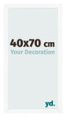 Photo Frame 40x70 cm White Matte MDF Bologna Front Size | Yourdecoration.com