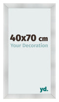 Photo Frame 40x70cm Aluminum Brushed MDF Pisa Front Size | Yourdecoration.com