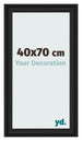 Photo Frame 40x70cm Black Woodgrain MDF Lazio Front Size | Yourdecoration.com
