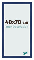 Photo Frame 40x70cm Dark Blue Swept MDF Bologna Front Size | Yourdecoration.com