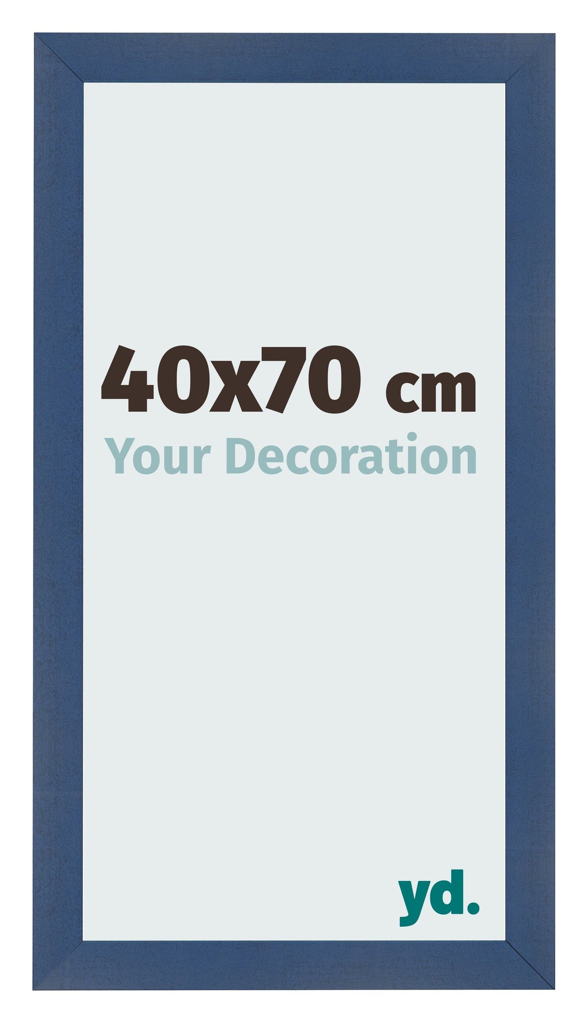 Photo Frame 40x70cm Dark Blue Swept MDF Pisa Front Size | Yourdecoration.com