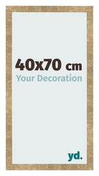 Photo Frame 40x70cm Gold Antique MDF Bologna Front Size | Yourdecoration.com