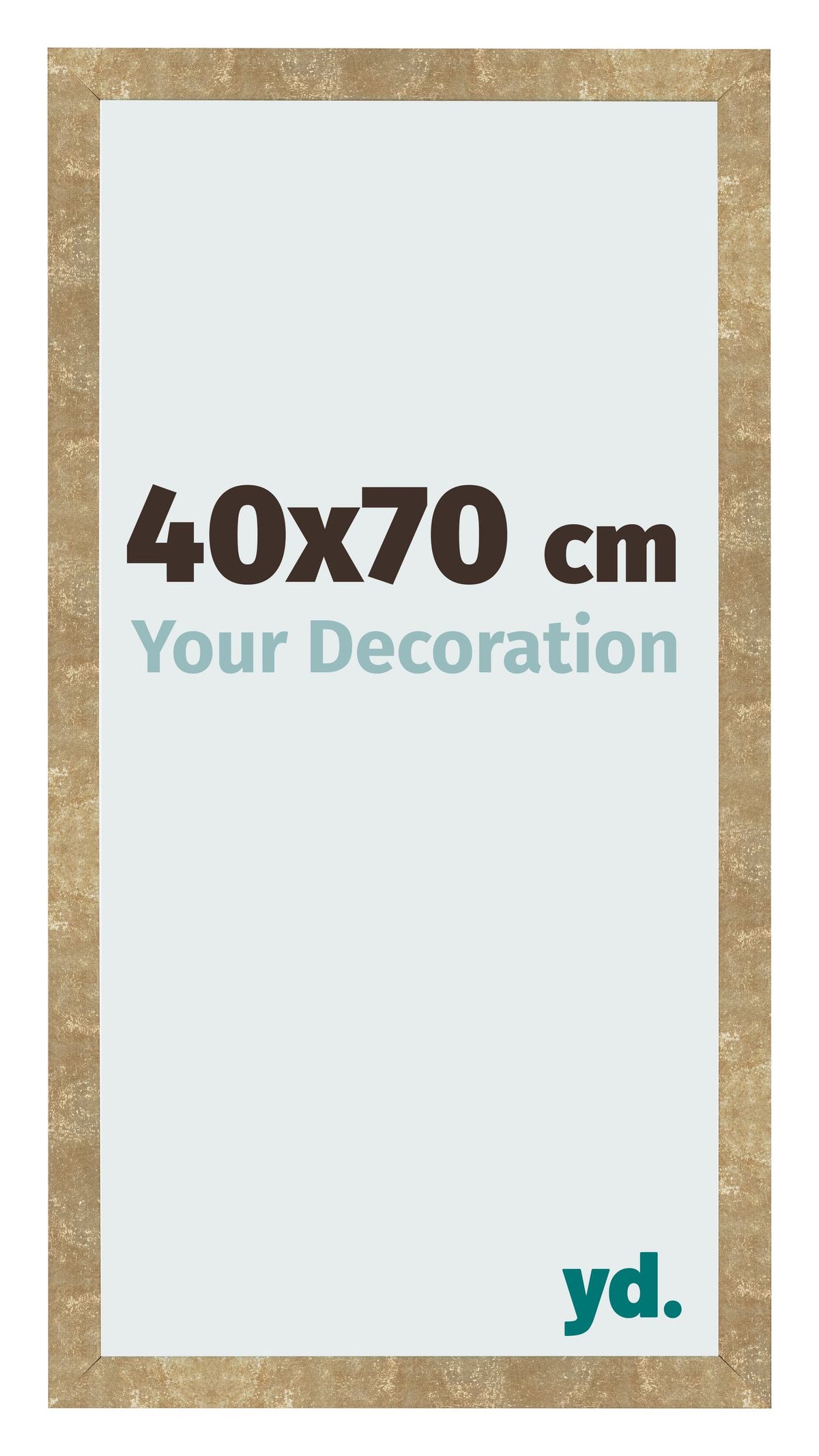 Photo Frame 40x70cm Gold Antique MDF Bologna Front Size | Yourdecoration.com