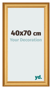 Photo Frame 40x70cm Gold Matte MDF Lazio Front Size | Yourdecoration.com