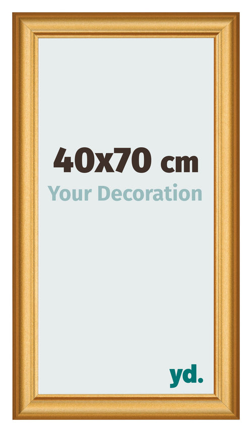 Photo Frame 40x70cm Gold Matte MDF Lazio Front Size | Yourdecoration.com