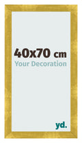 Photo Frame 40x70cm Gold Vintage MDF Pisa Front Size | Yourdecoration.com