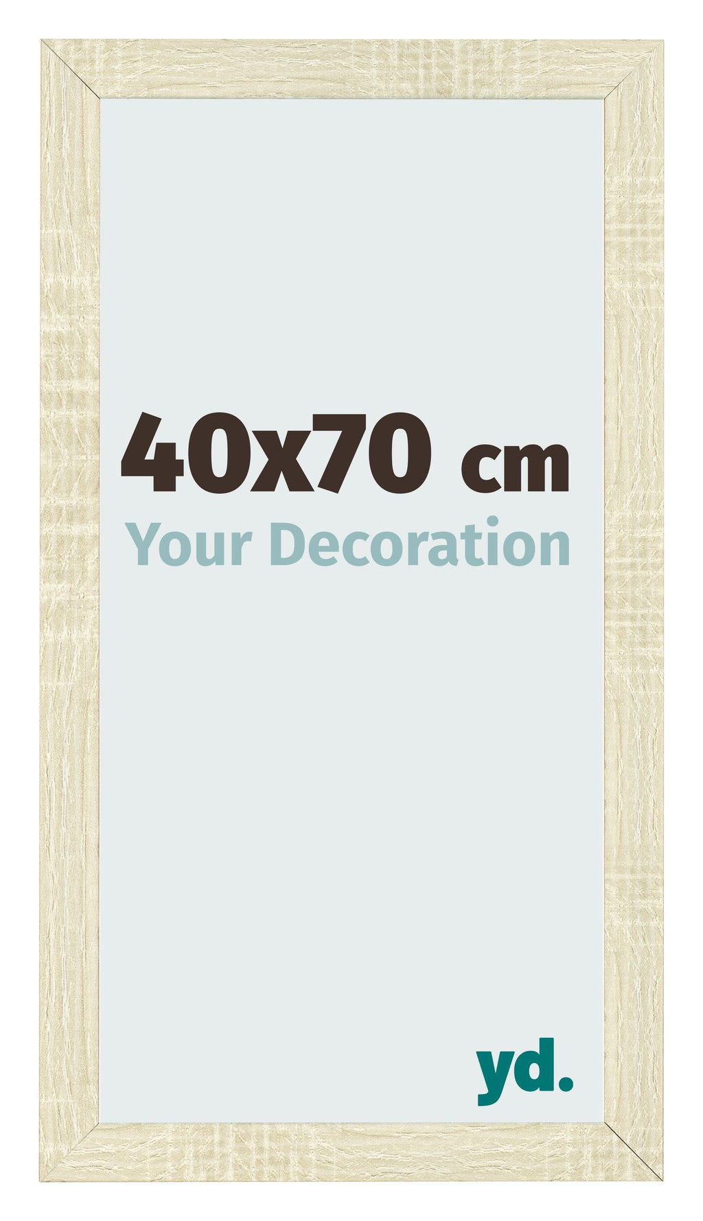 Photo Frame 40x70cm Sonoma Oak MDF Pisa Front Sizev | Yourdecoration.com