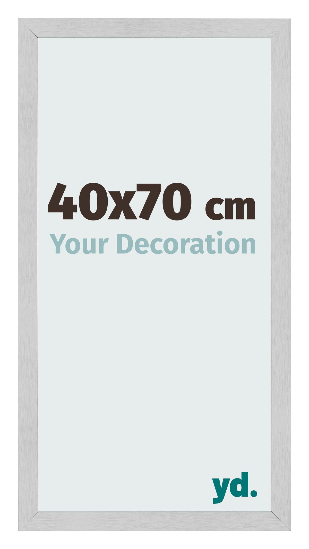 Photo Frame 40x70cm Stainless Steel MDF Bologna Front Size | Yourdecoration.com