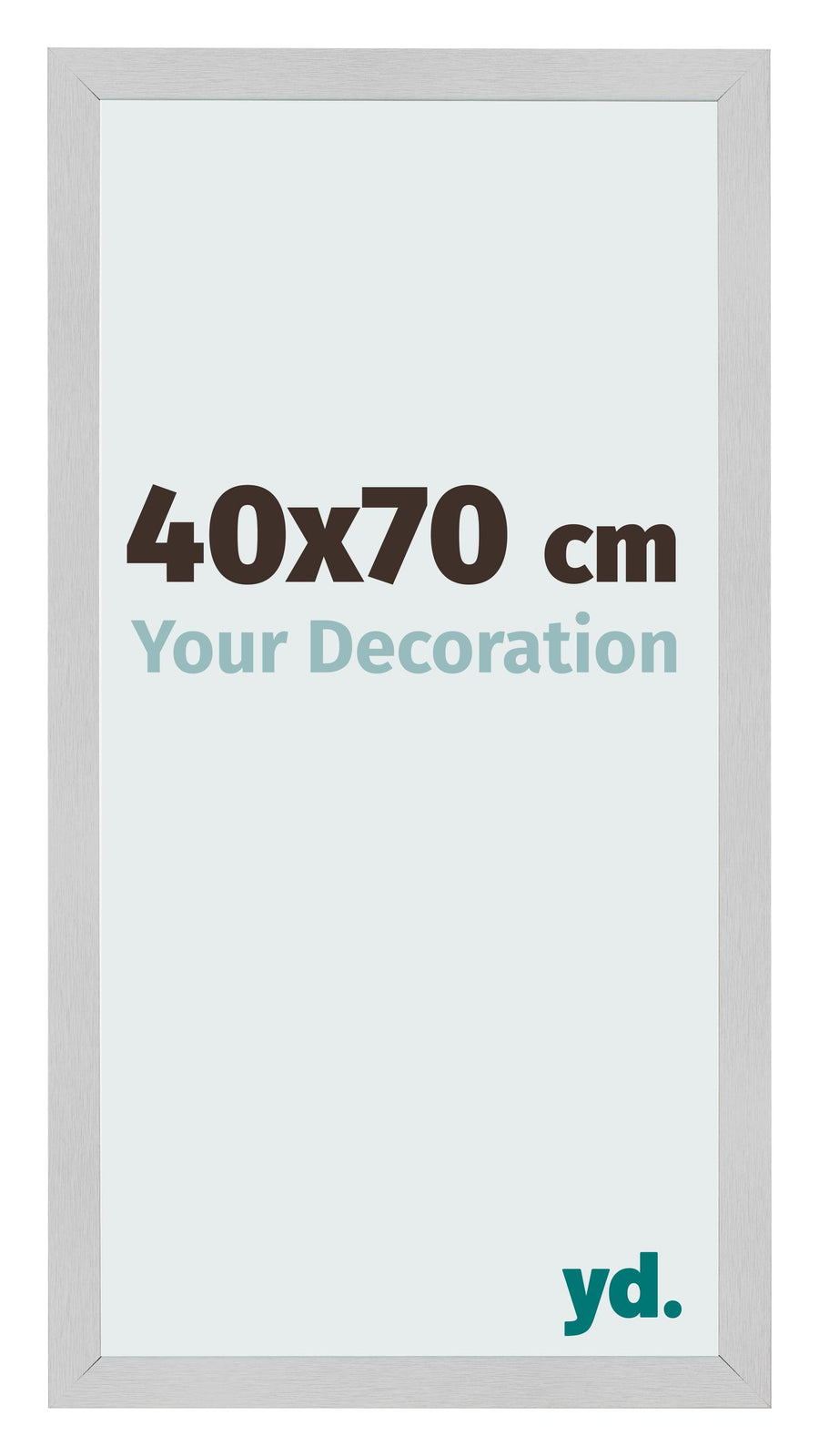 Photo Frame 40x70cm Stainless Steel MDF Bologna Front Size | Yourdecoration.com