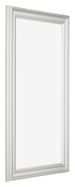 Photo Frame 40x70cm White Swept MDF Lazio Front Oblique | Yourdecoration.com