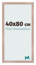 Photo Frame 40x80 cm Dusty Pink MDF Bologna Front Size | Yourdecoration.com
