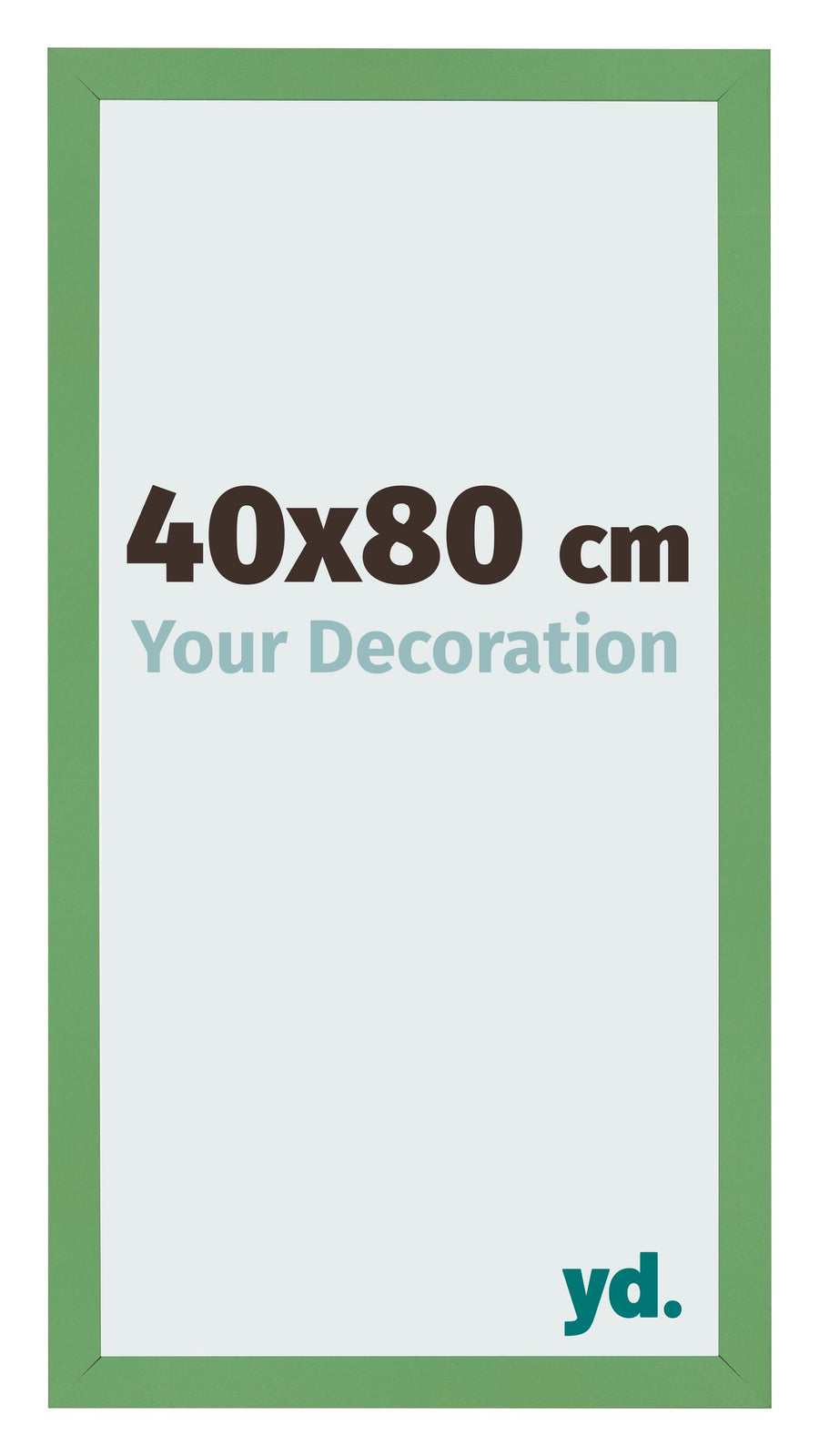 Photo Frame 40x80 cm Green MDF Bologna Front Size | Yourdecoration.com