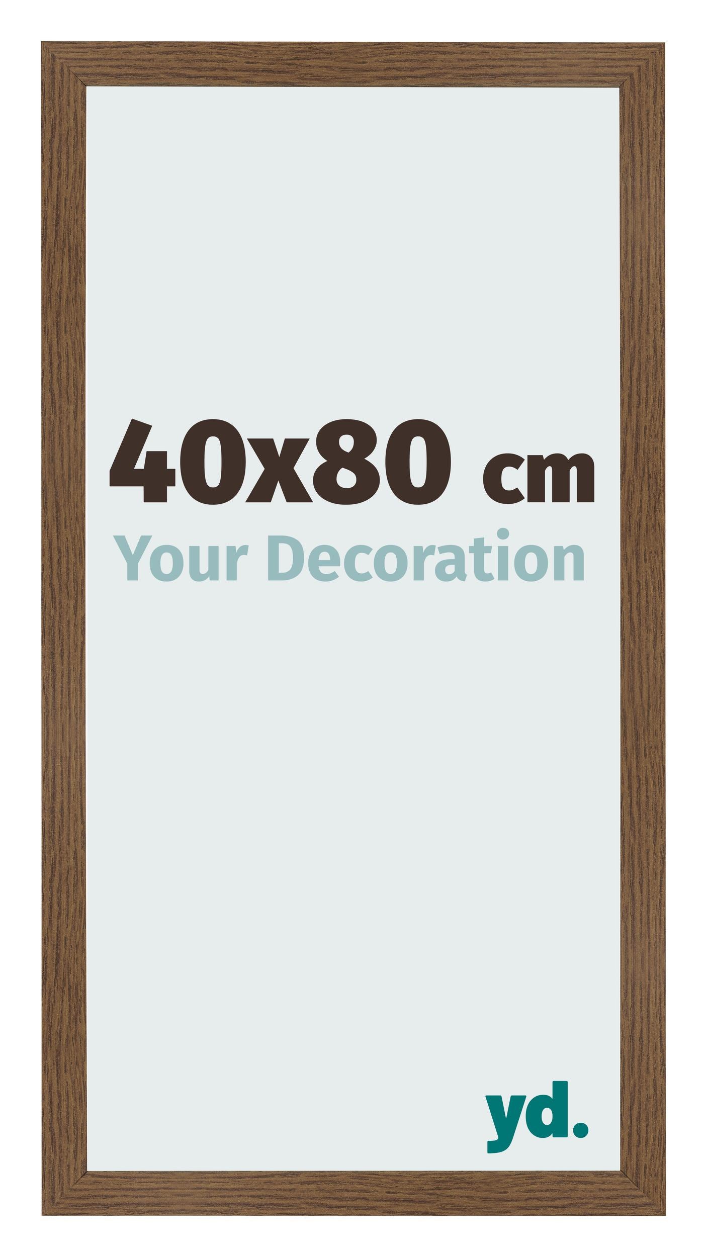 Photo Frame 40x80 cm Oak Rustic MDF Bologna Front Size | Yourdecoration.com