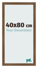 Photo Frame 40x80 cm Oak Rustic MDF Bologna Front Size | Yourdecoration.com