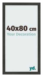 Photo Frame 40x80cm Anthracite MDF Bologna Front Size | Yourdecoration.com