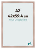 Photo Frame 42x59 4 cm A2 Dusty Pink MDF Bologna Front Size | Yourdecoration.com