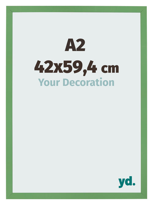 Photo Frame 42x59 4 cm A2 Green MDF Bologna Front Size | Yourdecoration.com