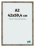 Photo Frame 42x59 4 cm A2 Metal Vintage MDF Bologna Front Size | Yourdecoration.com