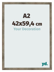 Photo Frame 42x59 4 cm A2 Metal Vintage MDF Bologna Front Size | Yourdecoration.com