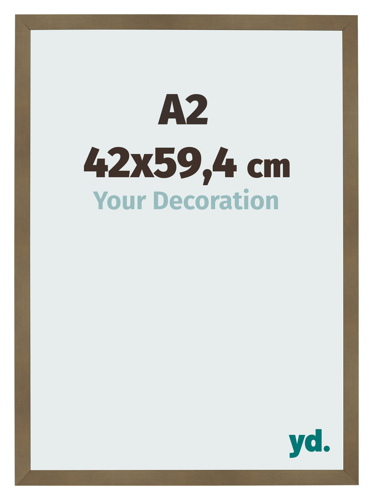 Photo Frame 42x59 4cm A2 Bronze Design MDF Bologna Front Size | Yourdecoration.com