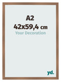 Photo Frame 42x59 4cm A2 Copper Design MDF Bologna Front Size | Yourdecoration.com