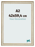 Photo Frame 42x59 4cm A2 Metallic Gloss MDF Lazio Front Size | Yourdecoration.com
