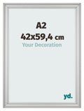 Photo Frame 42x59 4cm A2 Silver Matte MDF Lazio Front Size | Yourdecoration.com