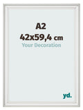 Photo Frame 42x59 4cm A2 White Swept MDF Lazio Front Size | Yourdecoration.com