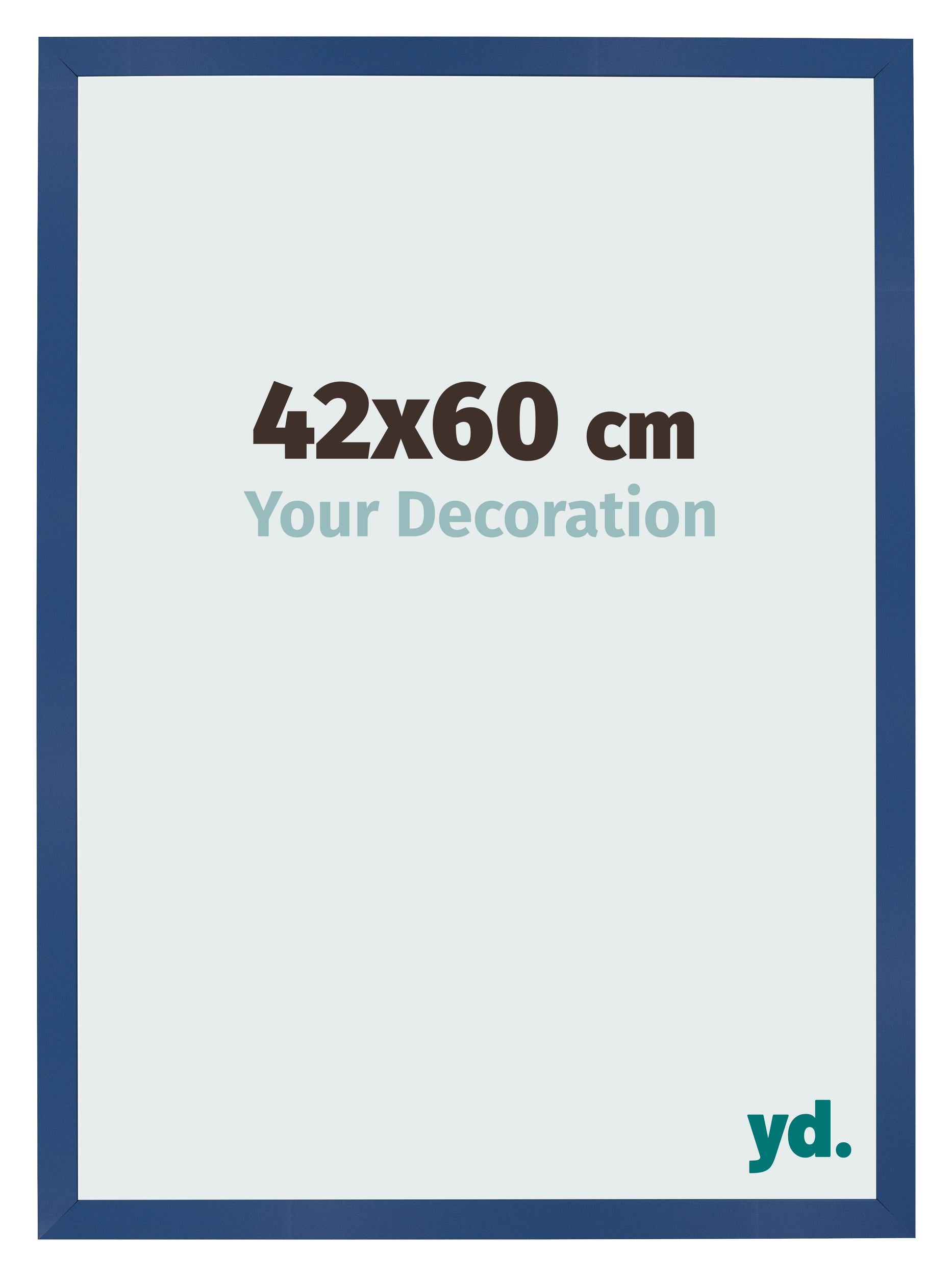 Photo Frame 42x60 cm Dark Blue MDF Bologna Front Size | Yourdecoration.com
