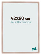 Photo Frame 42x60 cm Dusty Pink MDF Bologna Front Size | Yourdecoration.com