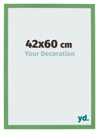 Photo Frame 42x60 cm Green MDF Bologna Front Size | Yourdecoration.com