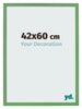 Photo Frame 42x60 cm Green MDF Bologna Front Size | Yourdecoration.com