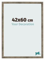Photo Frame 42x60 cm Metal Vintage MDF Bologna Front Size | Yourdecoration.com