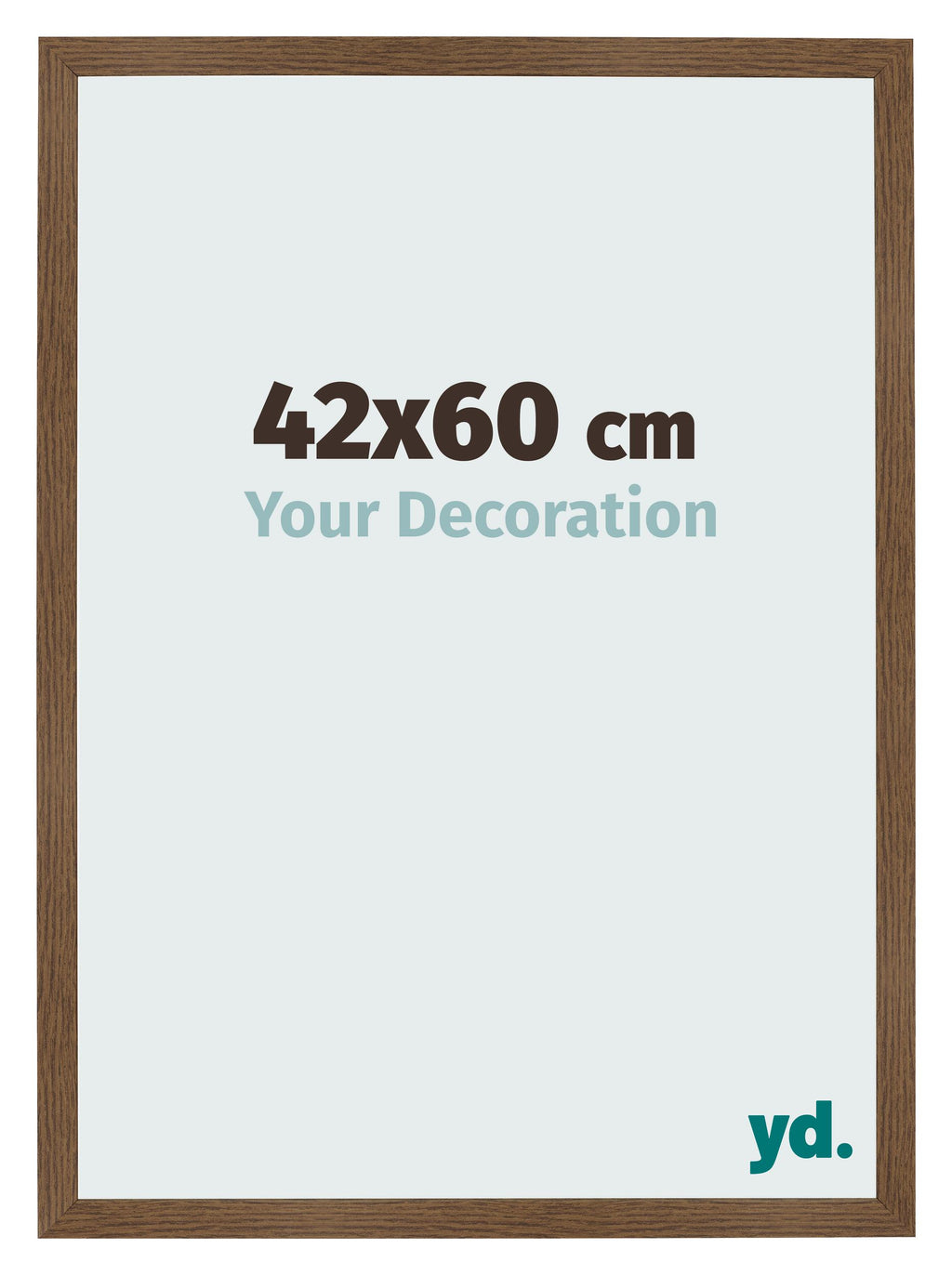 Photo Frame 42x60 cm Oak Rustic MDF Bologna Front Size | Yourdecoration.com