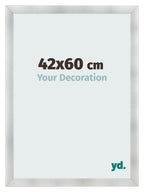 Photo Frame 42x60cm Aluminum Brushed MDF Pisa Front Size | Yourdecoration.com