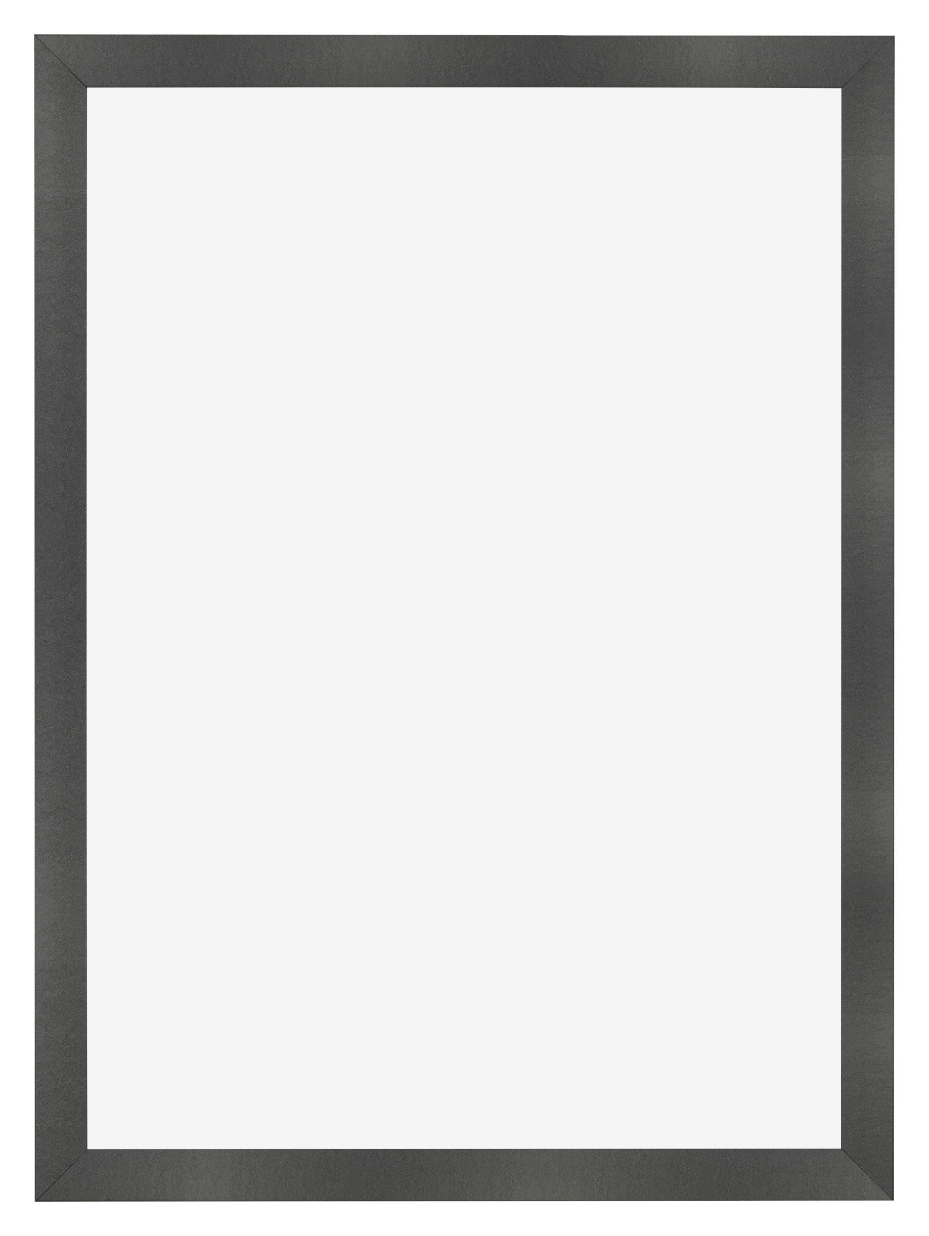 Photo Frame 42x60cm Black Silver Polished MDF Pisa Front | Yourdecoration.com