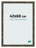Photo Frame 42x60cm Blue Gold Melange MDF Pisa Front Size | Yourdecoration.com