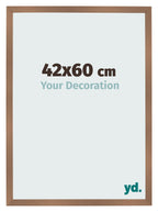 Photo Frame 42x60cm Copper Design MDF Bologna Front Size | Yourdecoration.com